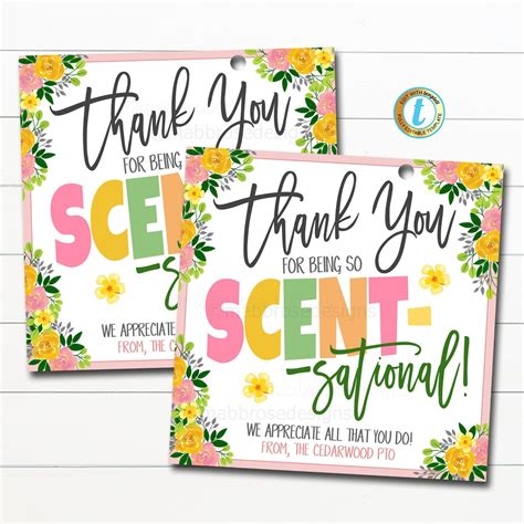 Printable You Are Scentsational Tags